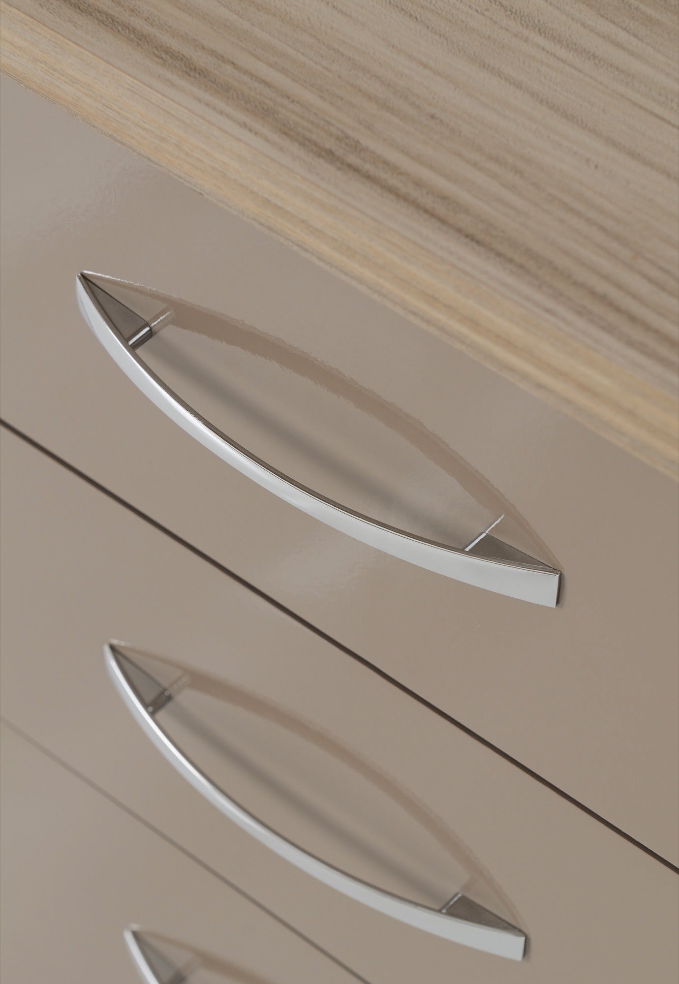 NVD 3 Drawer Bedside