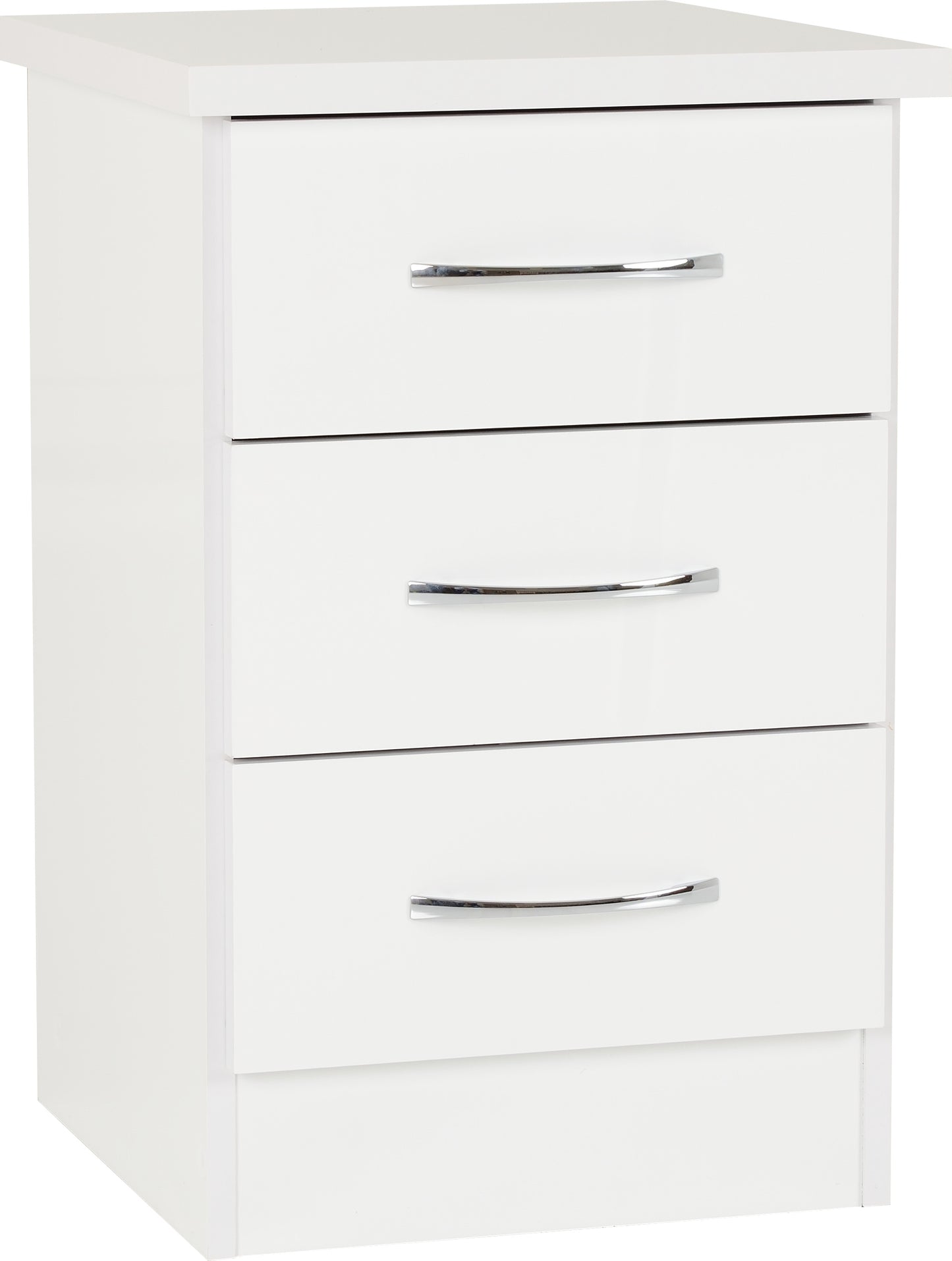 NVD 3 Drawer Bedside