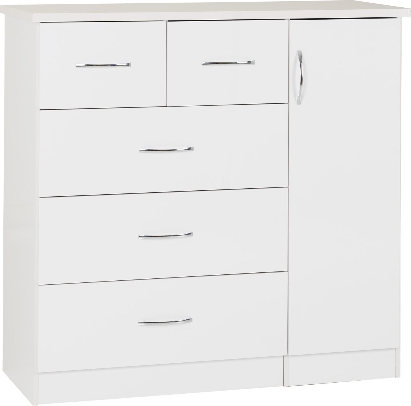 NVD 5 Drawer Low Wardrobe