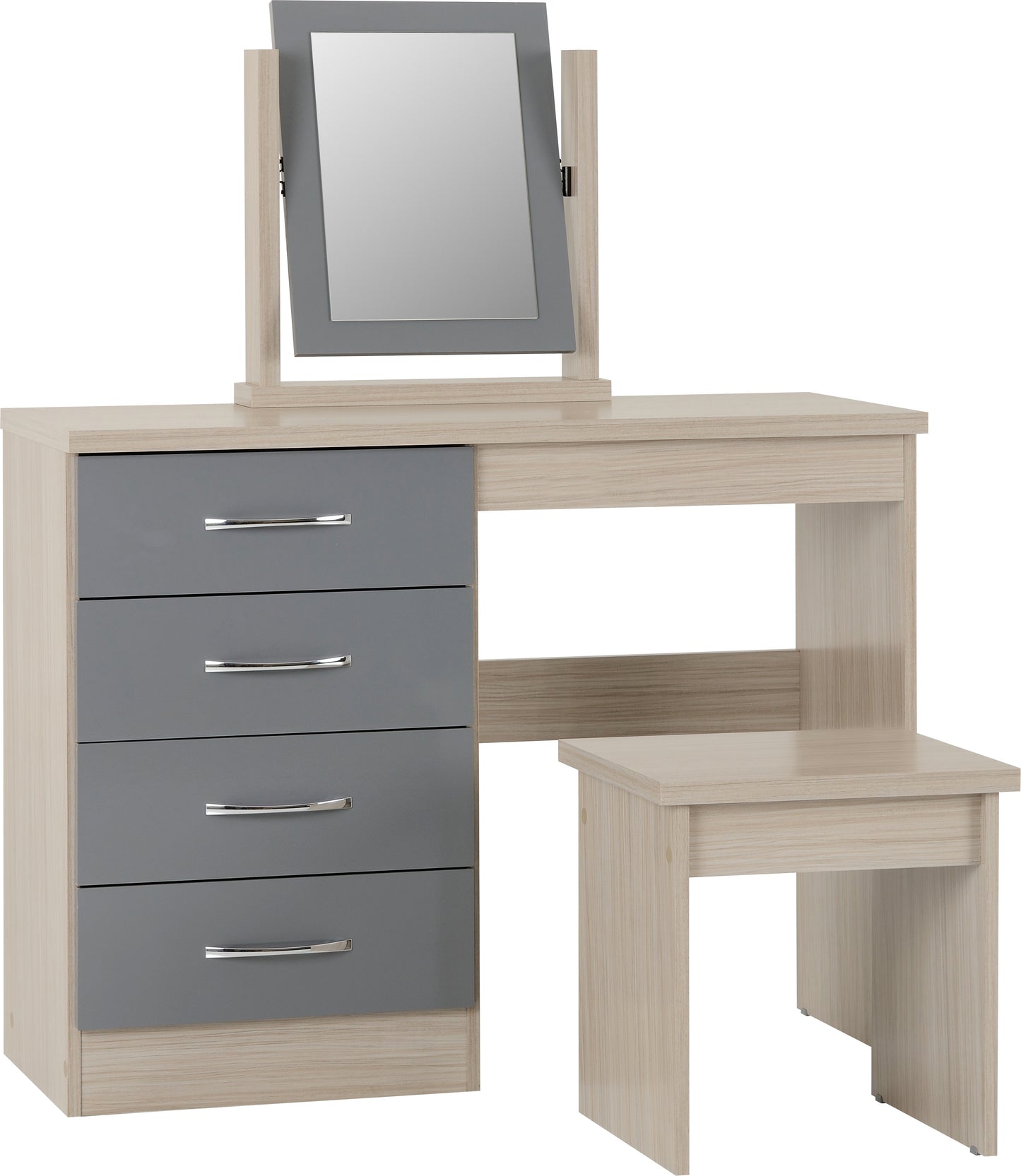 NVD 4 Drawer Dressing Table Set