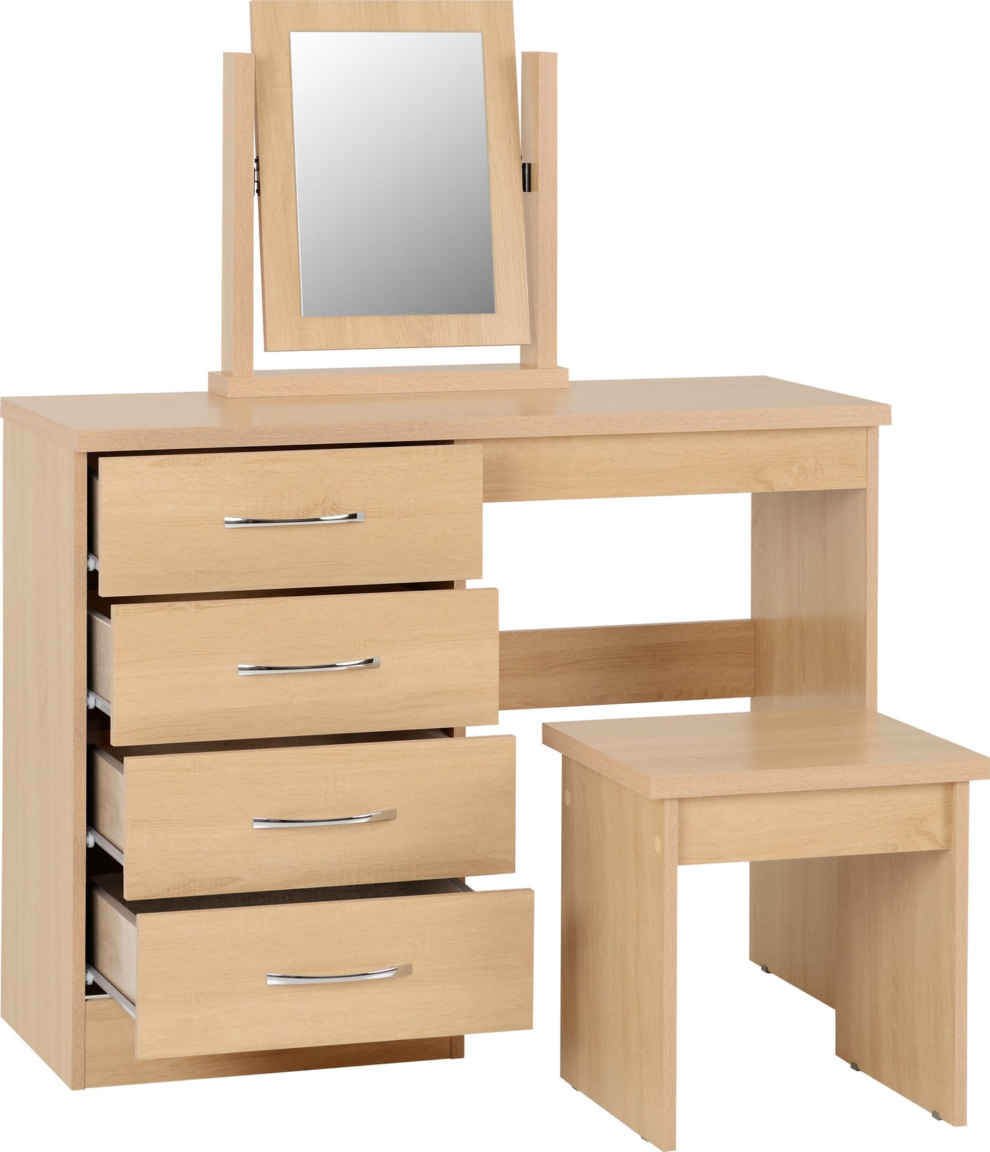 NVD 4 Drawer Dressing Table Set