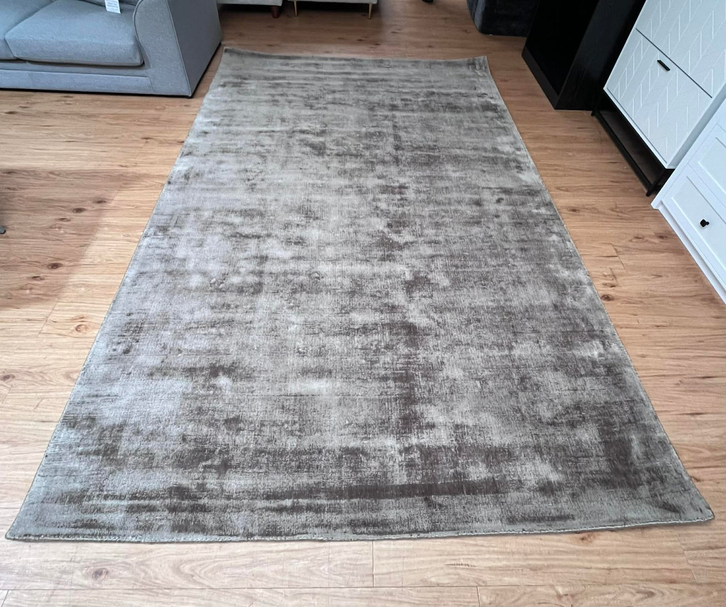 Blade Grey Handmade Rectangular Rug