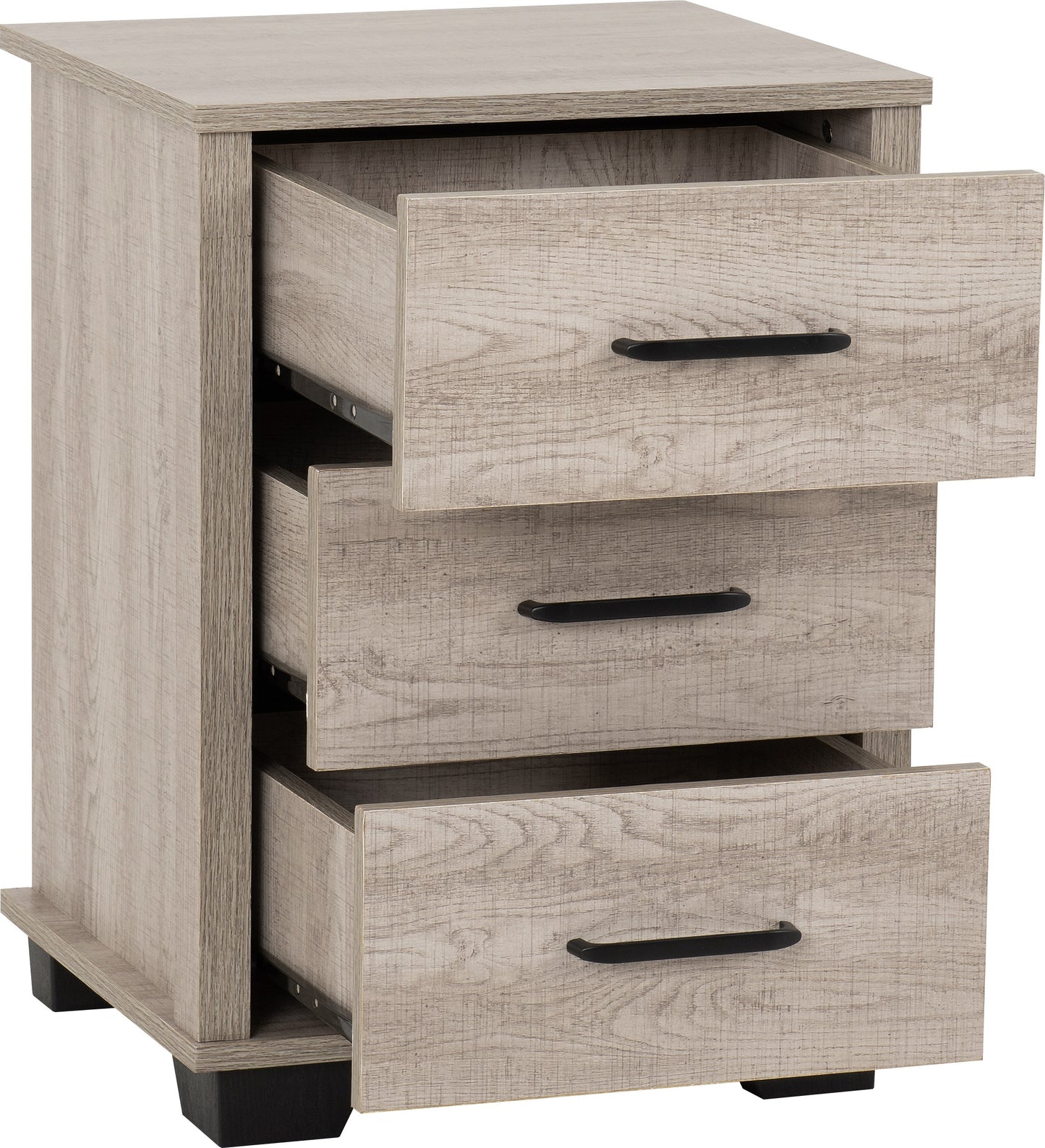 OLI 3 Drawer Bedside
