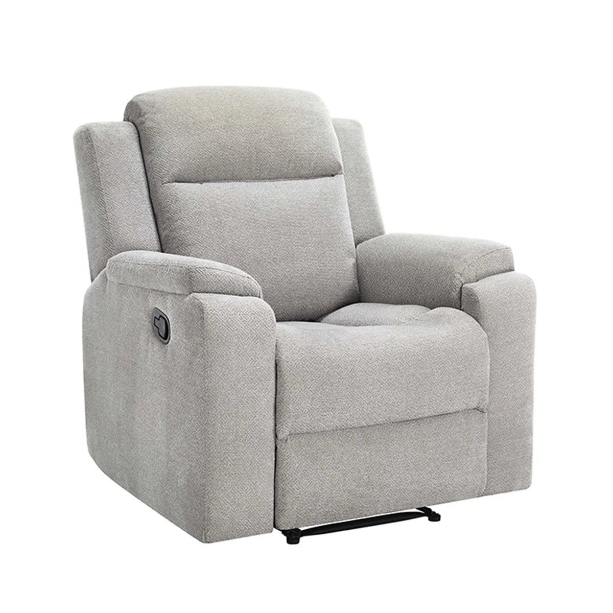 Tilly Grey Chenille Manual Recliner