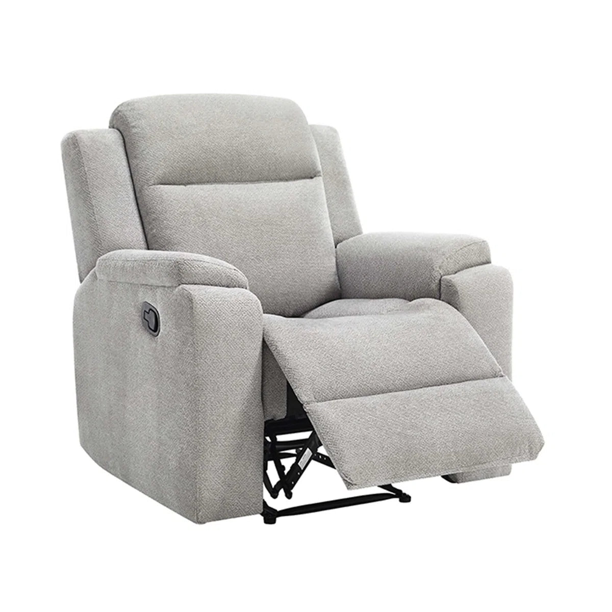 Tilly Grey Chenille Manual Recliner
