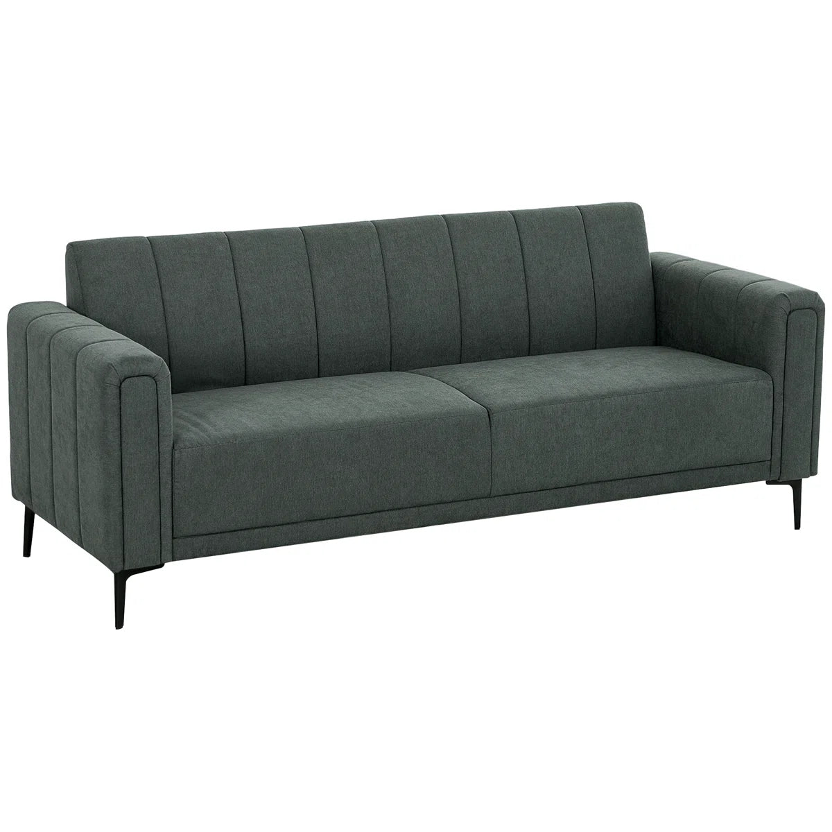 Otterley 3 Seat Grey Linen Sofa