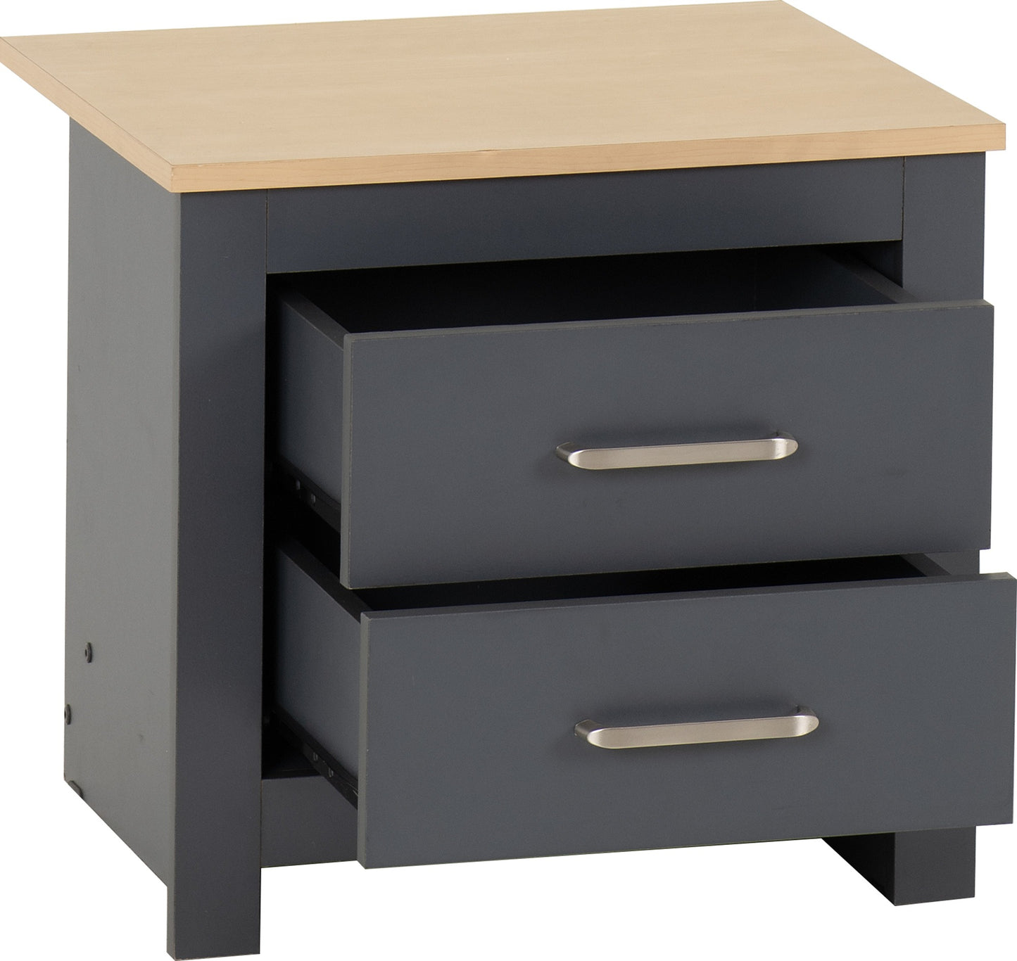 PTL 2 Drawer Bedside