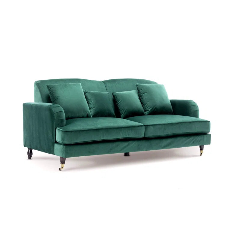 Penman Emerald Green 4 Seater Sofa
