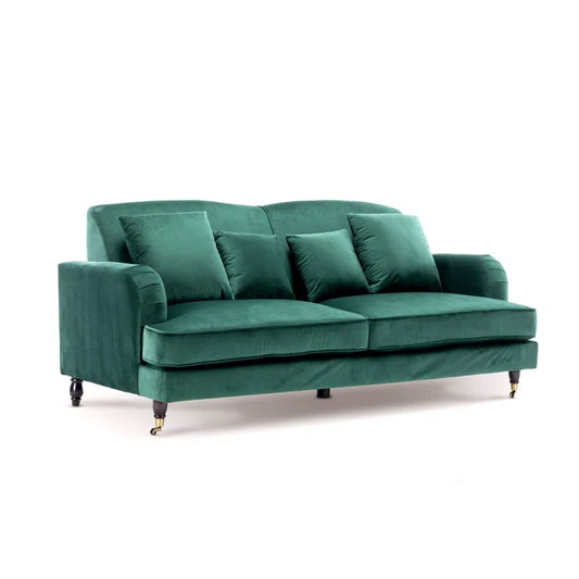 Penman Emerald Green 4 Seater Sofa