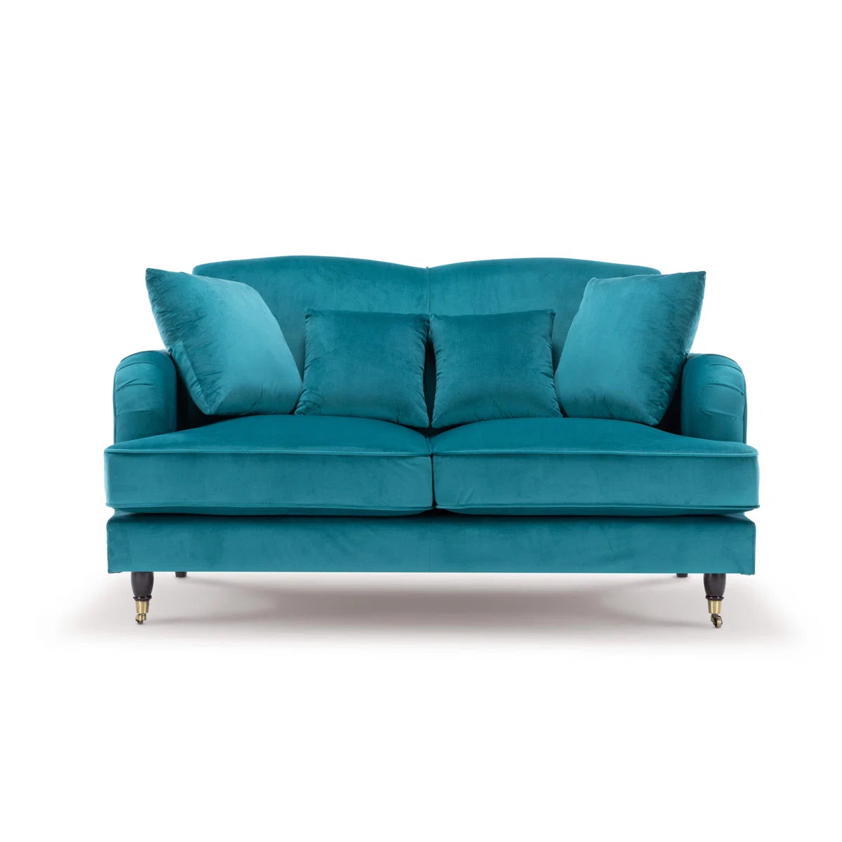 Penman 2 Seater Teal Velvet Sofa