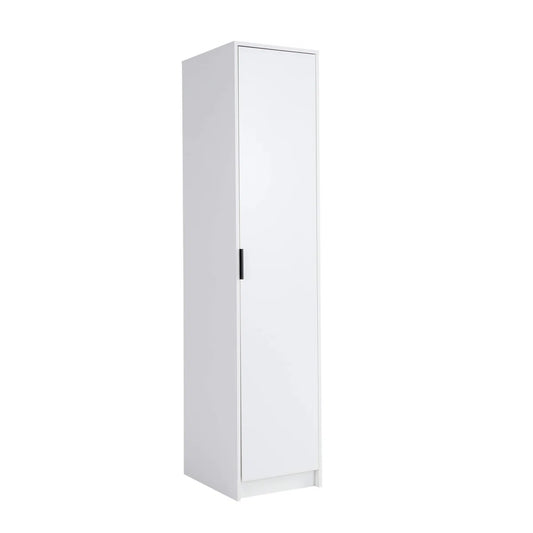 Dove Single Door White Wardrobe