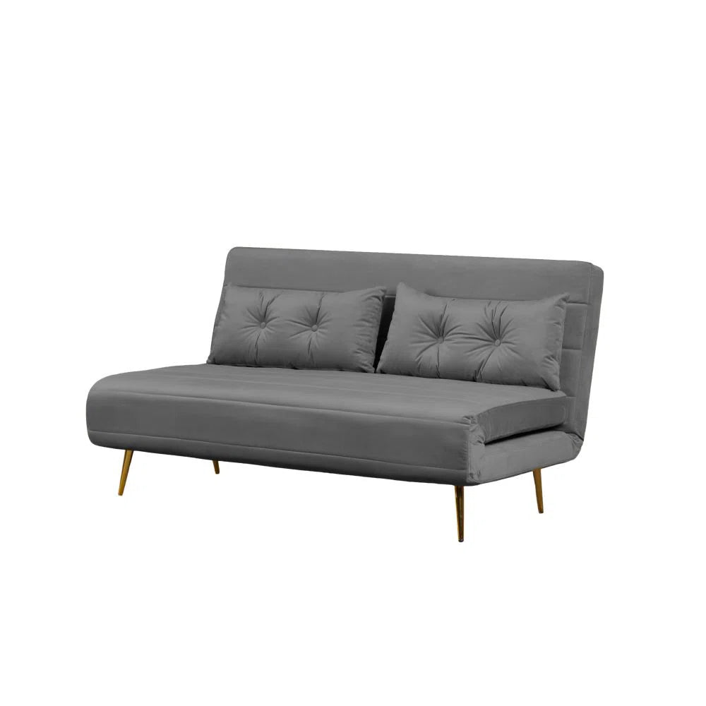 Jola Grey Upholstered Fold Out Sofa Bed