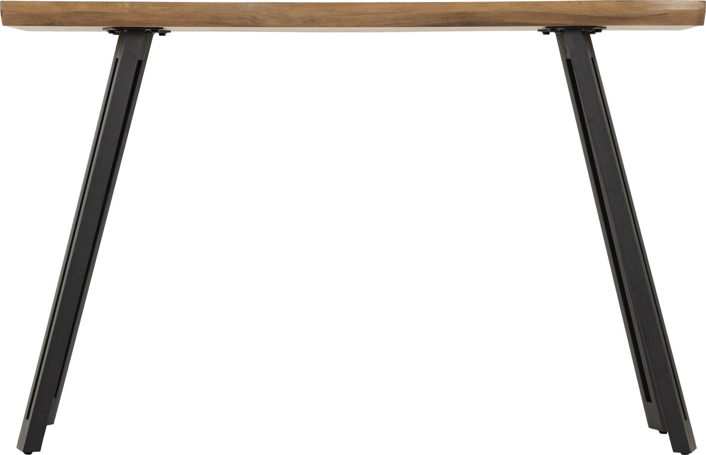 QUE Wave Edge Console Table - Oak Effect