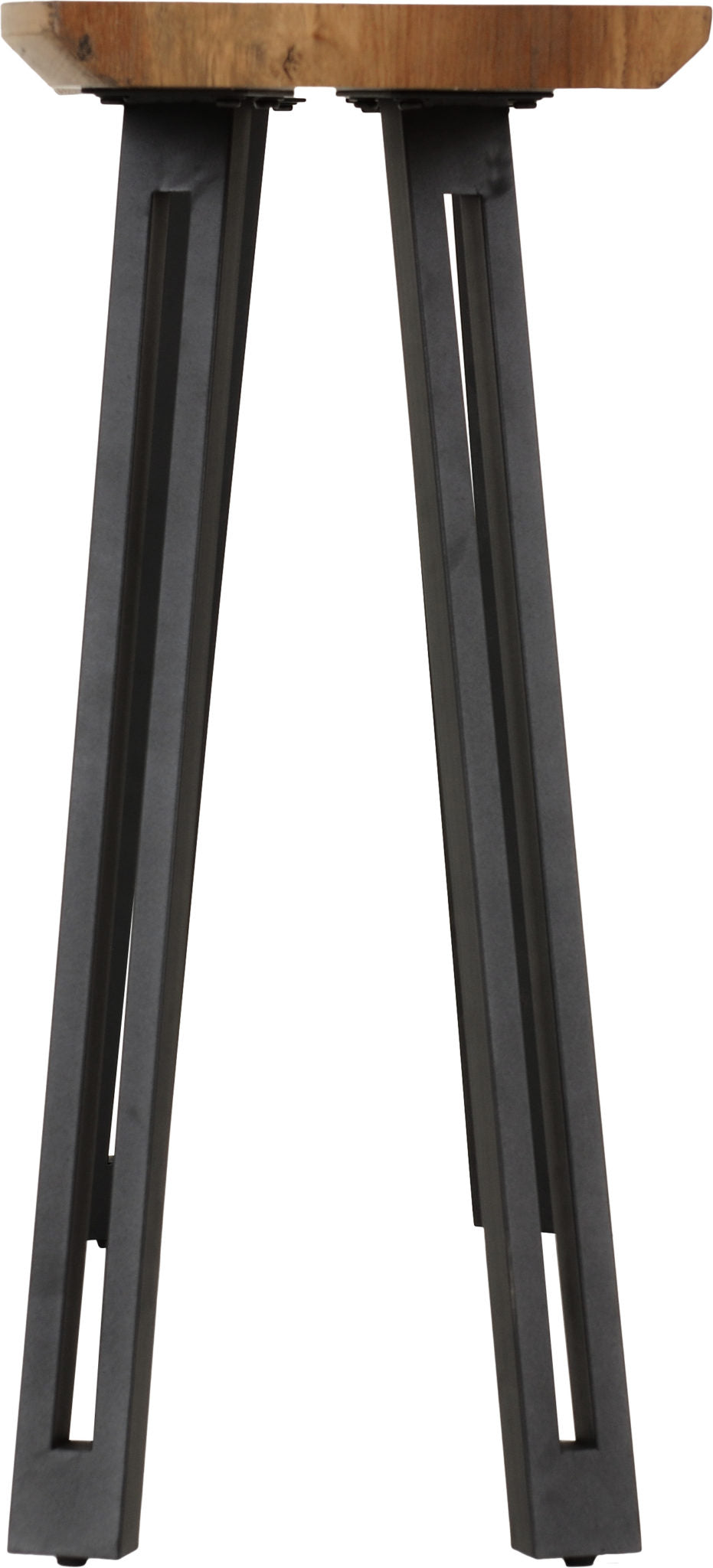 QUE Wave Edge Console Table - Oak Effect