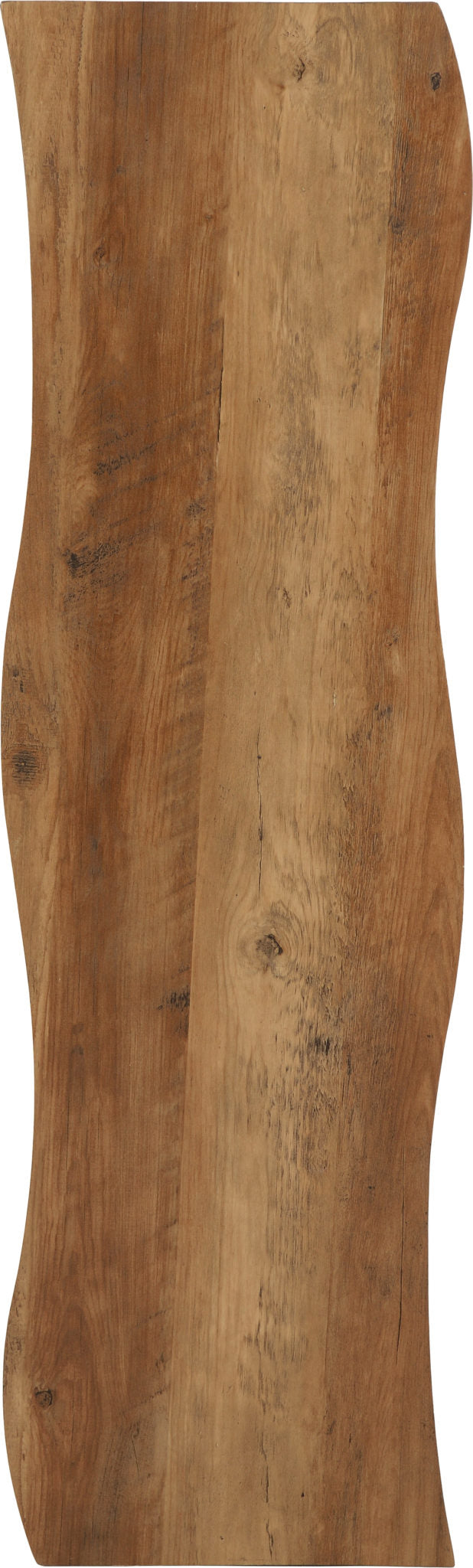 QUE Wave Edge Console Table - Oak Effect
