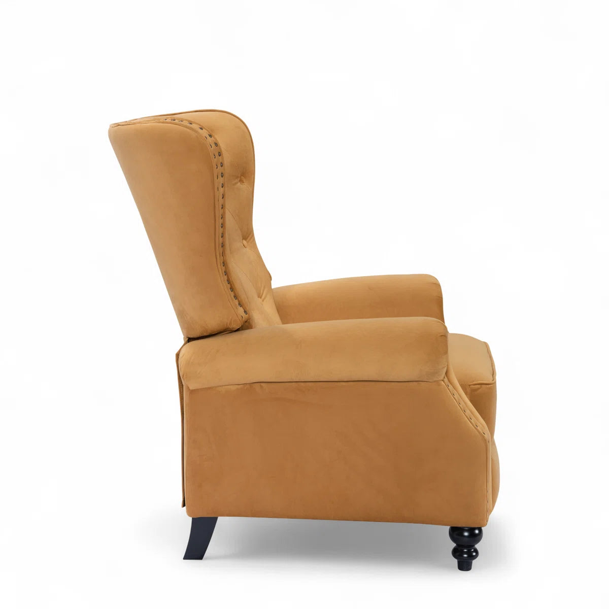 Cressida Gold Velvet Manual Recliner