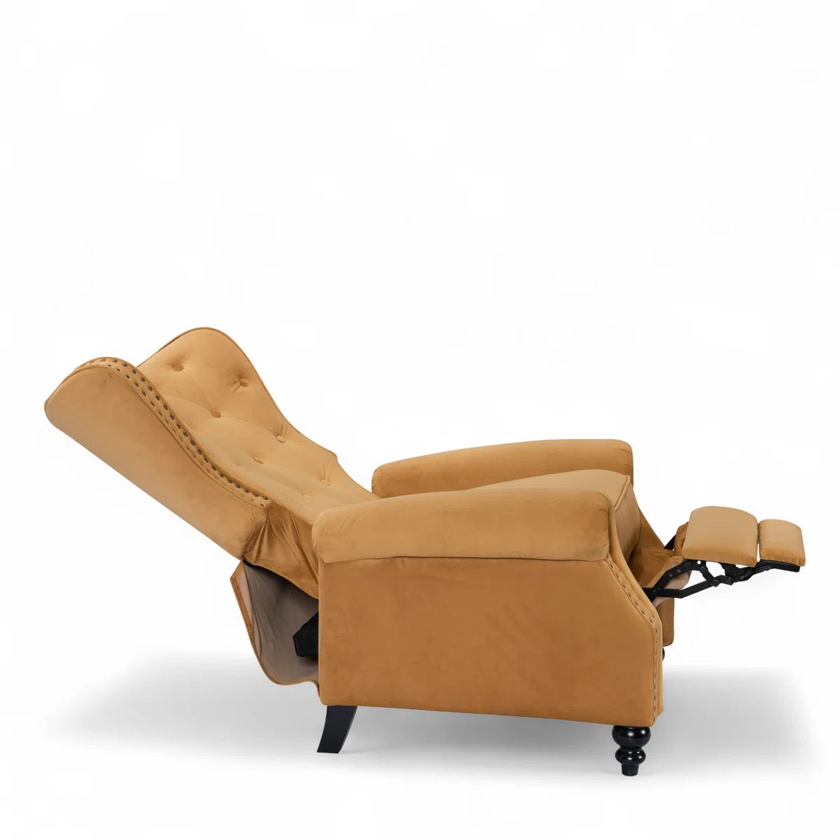 Cressida Gold Velvet Manual Recliner
