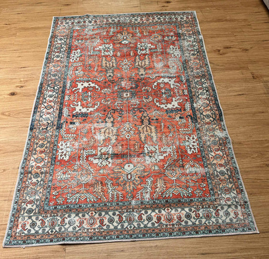 Rizo Machine Washable Rectangular Rug