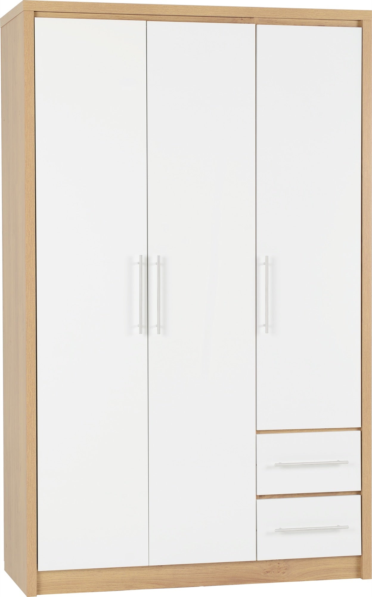 SEV 3 Door 2 Drawer Wardrobe