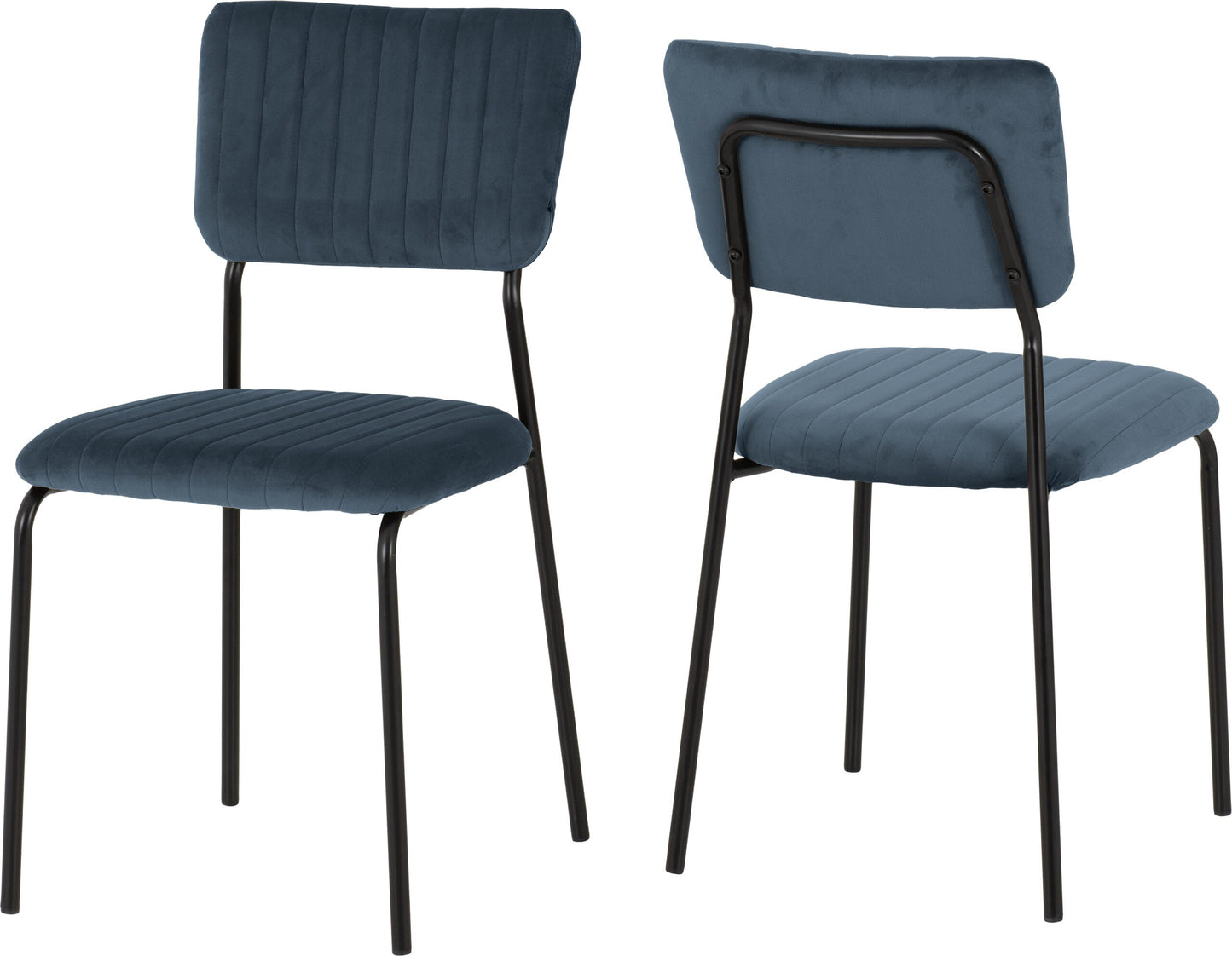 SHE Pair of Upholstered Dining Chairs