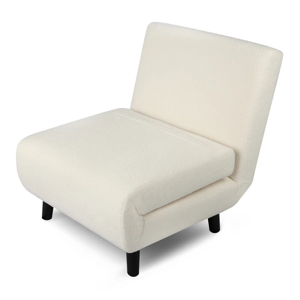 Jamie Cream Boucle Fold Out Single Chair Bed