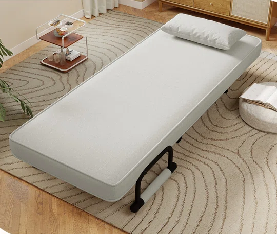 Isabella Light Grey Linen Chair Bed