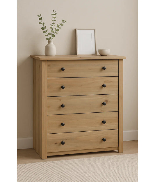 Somerton 5 Drawer Pine Chest