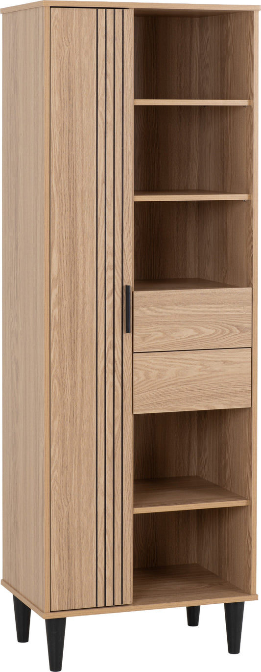 TES 1 Door 2 Drawer Bookcase