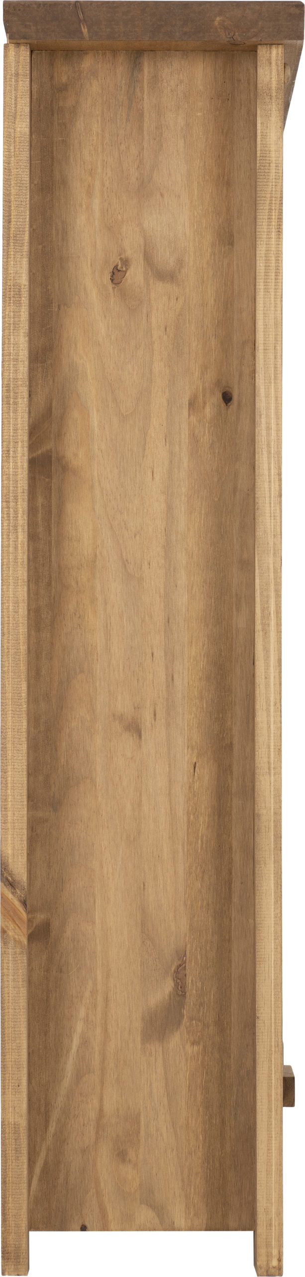 TOR Distressed Waxed Pine 1 Drawer Bookcase