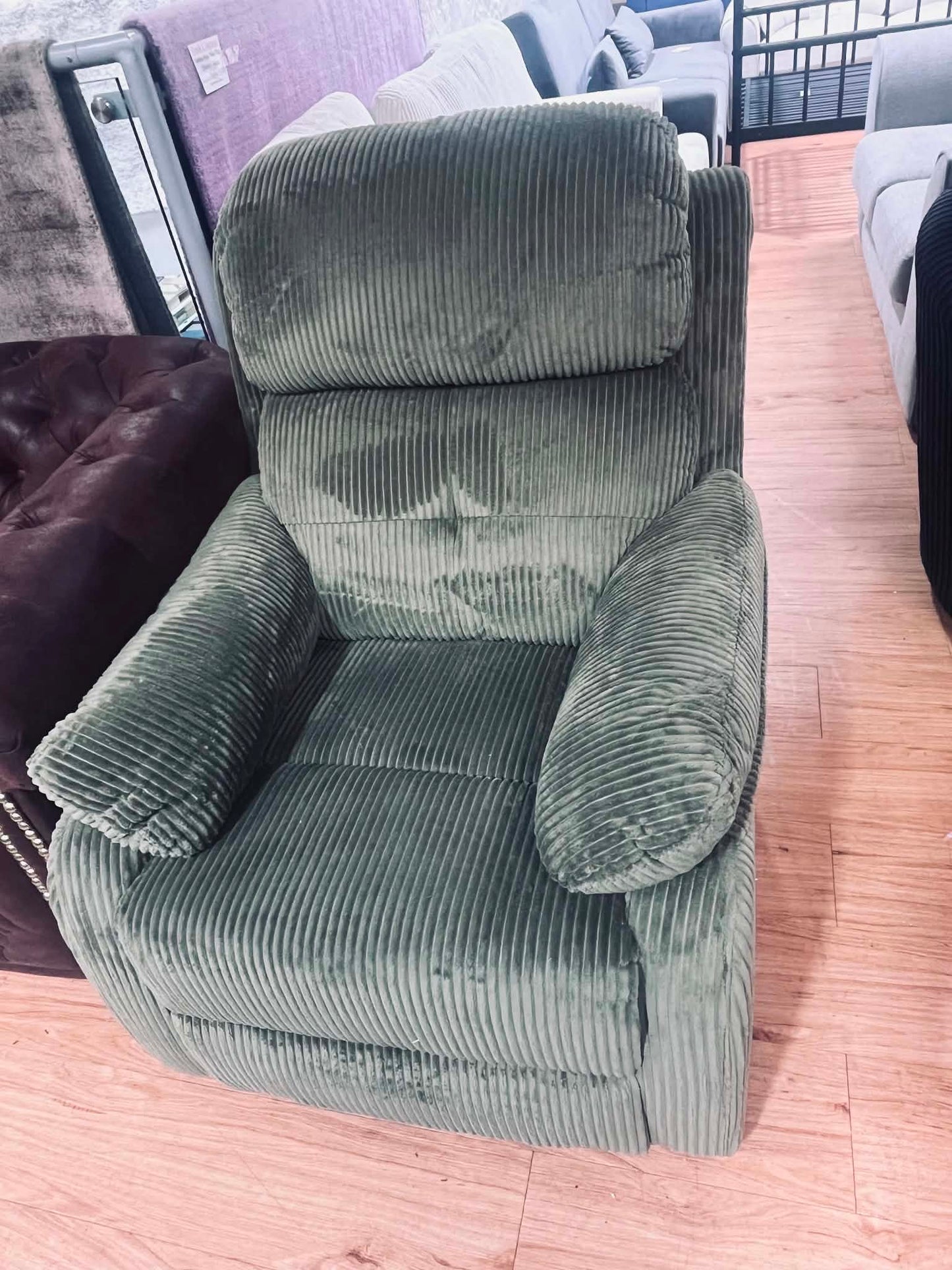 Clarissa Green Cord Manual Recliner
