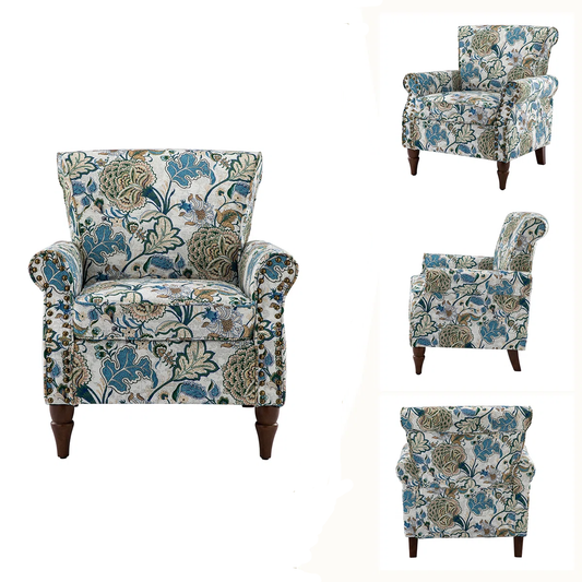 Valerie Floral Upholstered Armchair