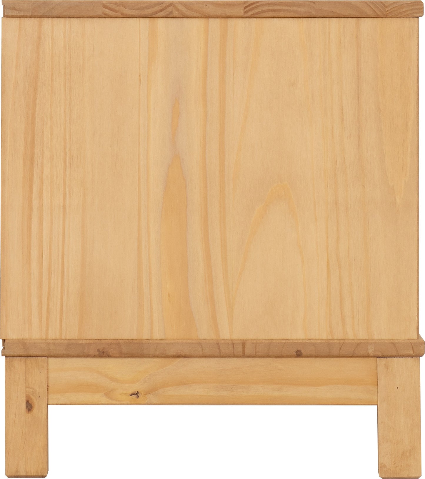 Corona Pine Rattan 1 Door 1 Drawer TV Unit