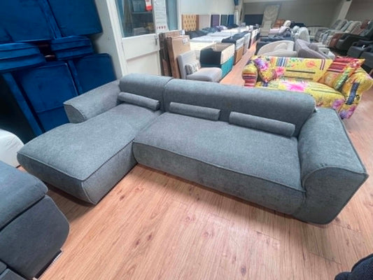 Felicity 4 Seat Olive Chenille Corner Sofa