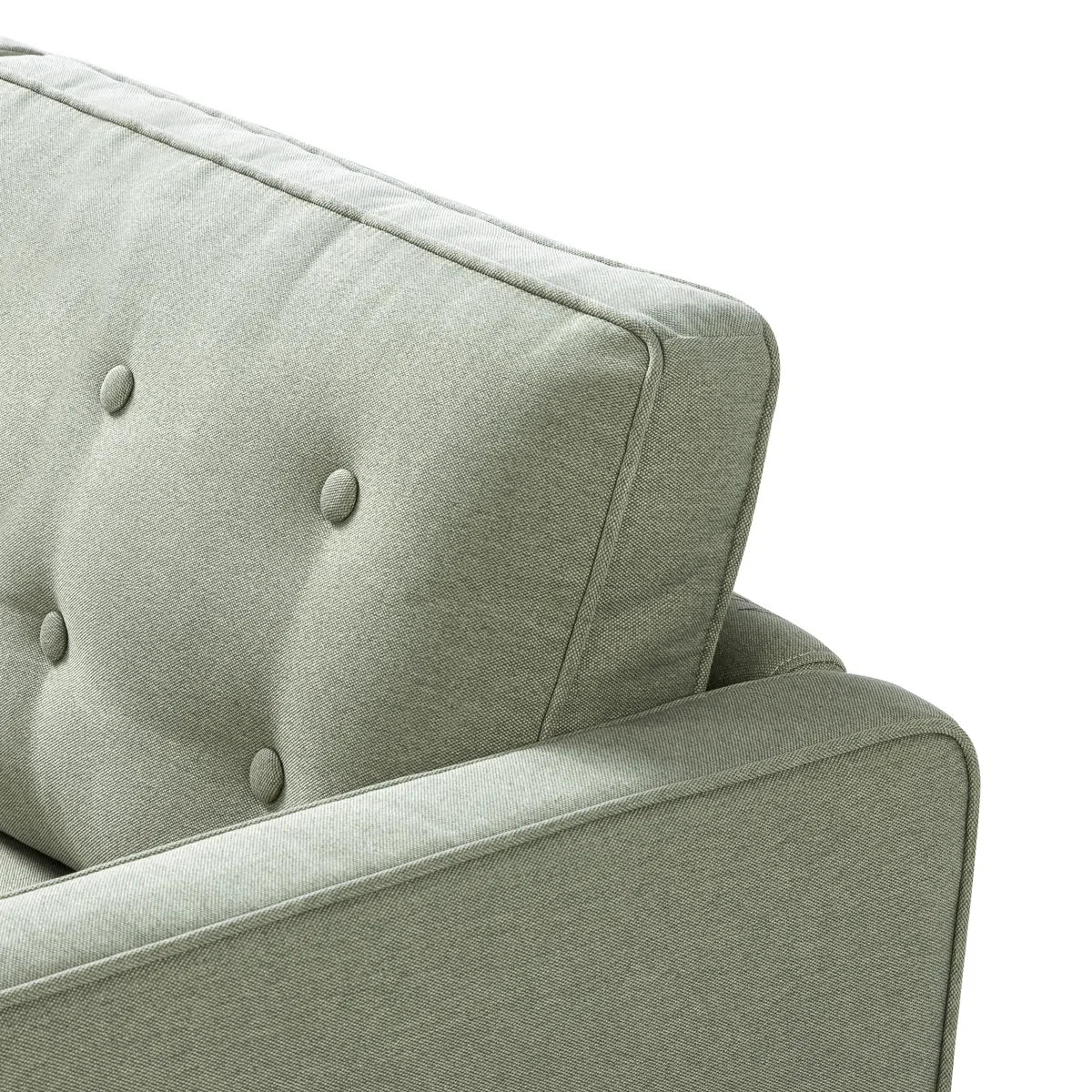 Florence 3 Seater Sage Upholstered Sofa