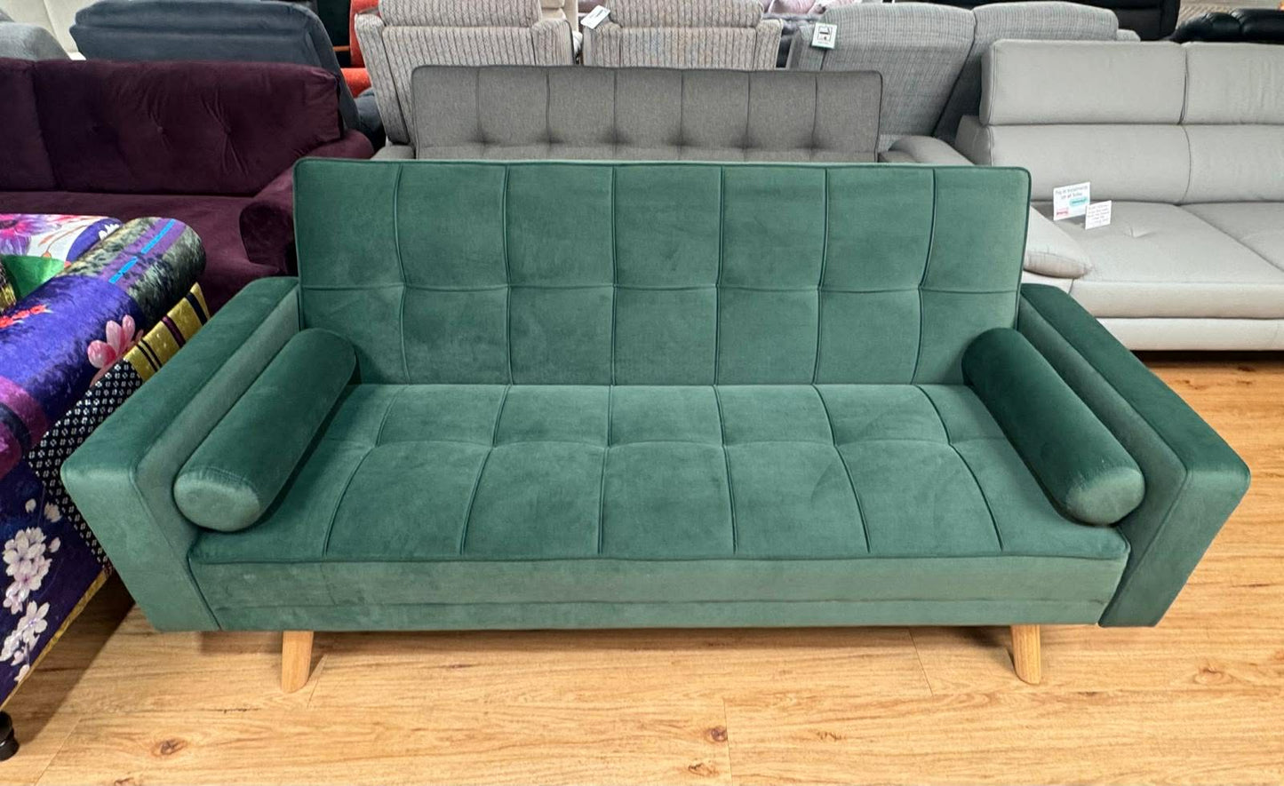 Madonna Green Velvet Clic Clac Sofa Bed
