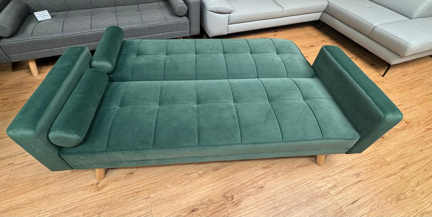 Madonna Green Velvet Clic Clac Sofa Bed
